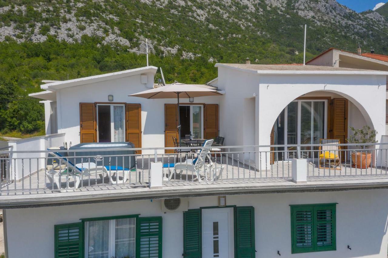 Panoramico Apartment, Private Jacuzzi Brela Exterior foto